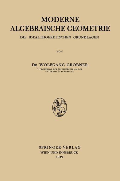 Produktbild: Moderne Algebraische Geometrie