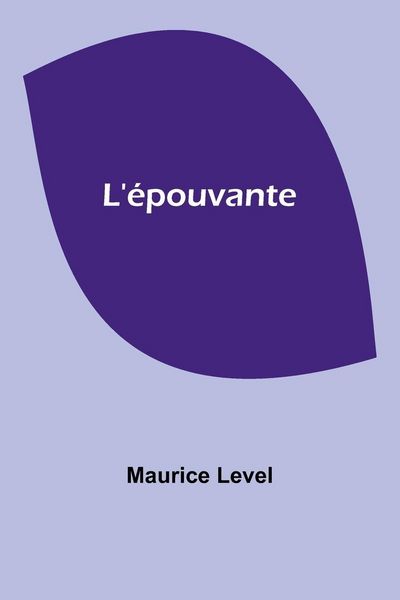 Produktbild: L'&eacute;pouvante