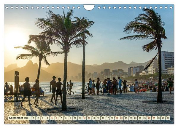 Produktbild: An Rio's Str&auml;nden (Wandkalender 2026 DIN A4 quer), CALVENDO Monatskalender
