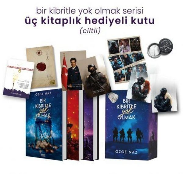 Produktbild: Bir Kibritle Yok Olmak Serisi - Ciltli, &Uuml;c Kitaplik Hediyeli Kutu