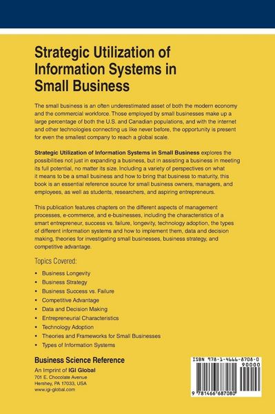 Produktbild: Strategic Utilization of Information Systems in Small Business