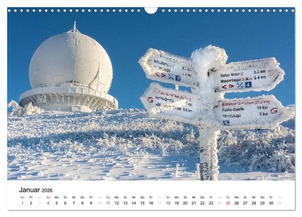 Produktbild: Naturerlebnis im Biosph&auml;renreservat Rh&ouml;n (Wandkalender 2026 DIN A3 quer), CALVENDO Monatskalender