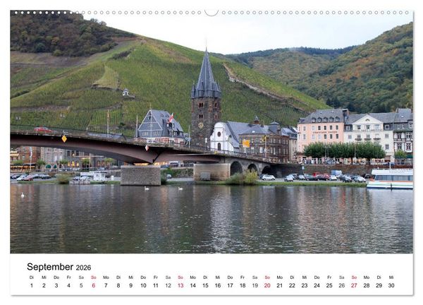 Produktbild: Bernkastel-Kues an der Mosel (hochwertiger Premium Wandkalender 2026 DIN A2 quer), Kunstdruck in Hochglanz