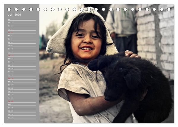 Produktbild: Kinder aus den Kulturen unserer Welt (Tischkalender 2026 DIN A5 quer), CALVENDO Monatskalender