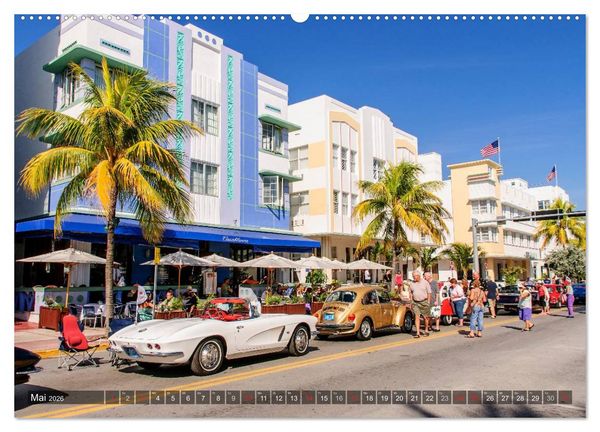 Produktbild: Miami South Beach (Wandkalender 2026 DIN A2 quer), CALVENDO Monatskalender