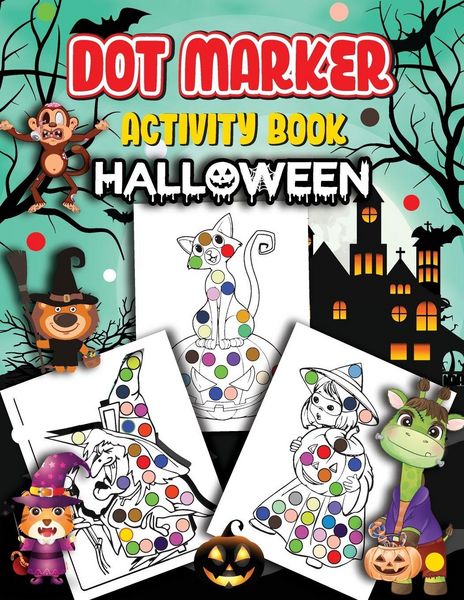 Produktbild: Halloween Dot Marker Activity Book