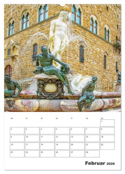 Produktbild: Florenz - Stadt mit besonderem Zauber (hochwertiger Premium Wandkalender 2026 DIN A2 hoch), Kunstdruck in Hochglanz