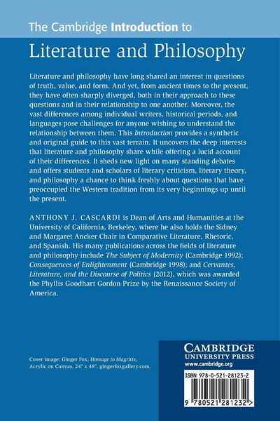 Produktbild: The Cambridge Introduction to Literature and Philosophy