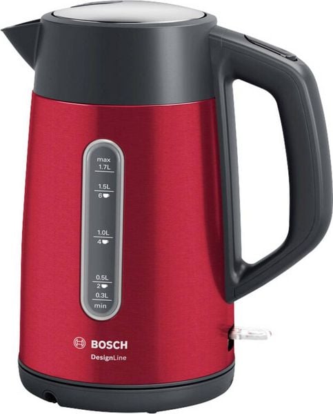 Produktbild: Bosch Haushalt TWK4P434 Wasserkocher Rot Fassungsverm&ouml;gen: 1.7 l