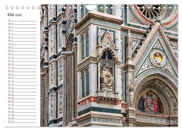 Produktbild: Florenz - Impressionen (Wandkalender 2026 DIN A4 quer), CALVENDO Monatskalender