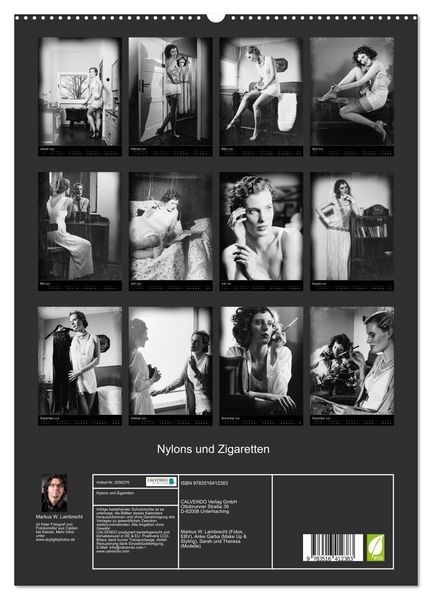 Produktbild: Nylons und Zigaretten (hochwertiger Premium Wandkalender 2026 DIN A2 hoch), Kunstdruck in Hochglanz