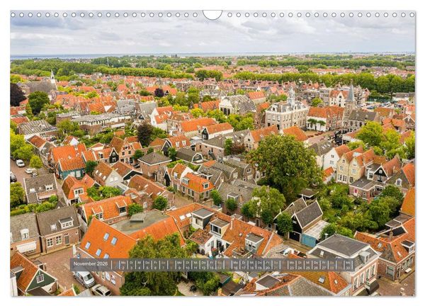 Produktbild: Nordholland von oben (Wandkalender 2026 DIN A3 quer), CALVENDO Monatskalender
