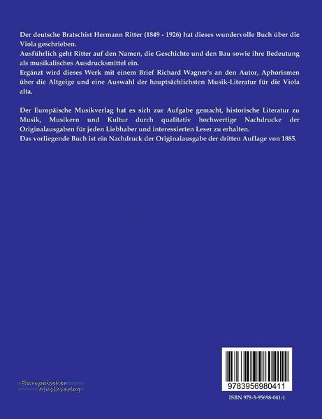 Produktbild: Die Viola alta oder Altgeige
