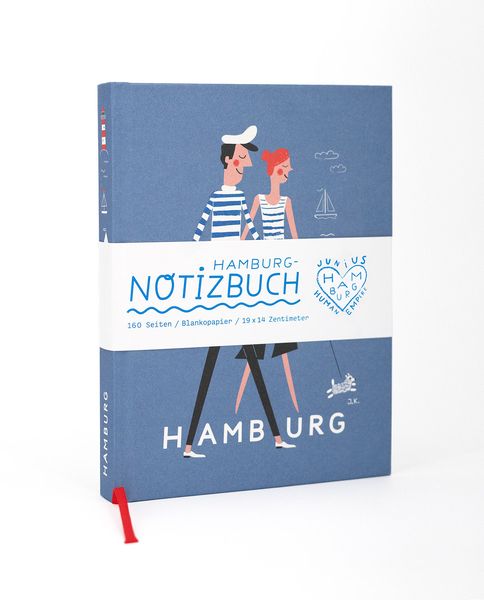 Produktbild: Notizbuch Paar mit Hund