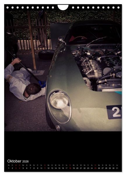 Produktbild: MotorSchau Goodwood Revival (Wandkalender 2026 DIN A4 hoch), CALVENDO Monatskalender