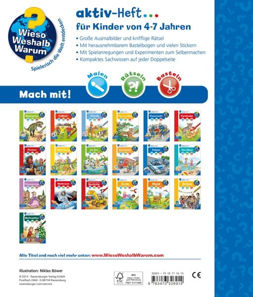 Produktbild: Wieso? Weshalb? Warum? aktiv-Heft - Feuerwehr