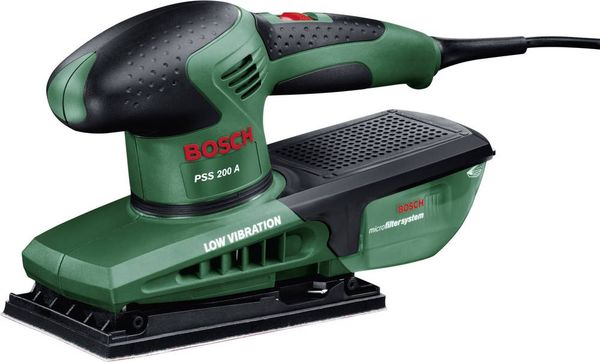 Bosch Home and Garden PSS 200A 0603340300 Schwingschleifer inkl. Koffer 200W 93 x 185mm