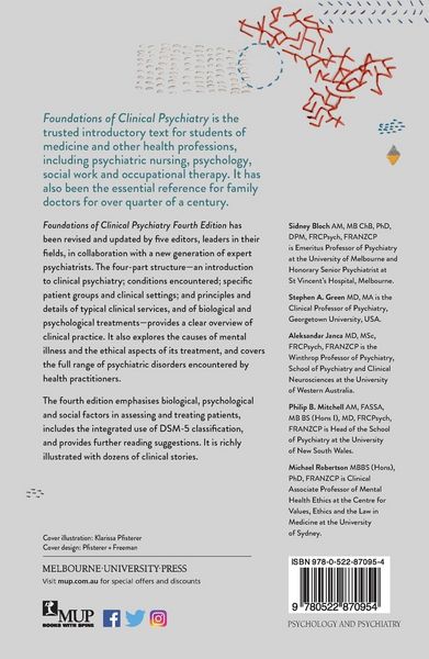 Produktbild: Foundations of Clinical Psychiatry Fourth Edition