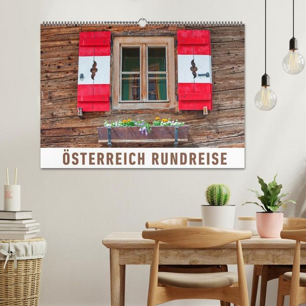 Produktbild: &Ouml;sterreich Rundreise (Wandkalender 2026 DIN A2 quer), CALVENDO Monatskalender