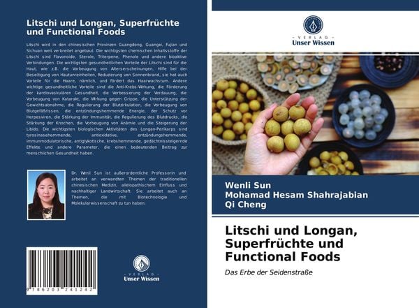 Litschi und Longan, Superfrüchte und Functional Foods, Taschenbuch von Wenli Sun , Mohamad Hesam Shahrajabian , Qi Cheng, Verlag Unser Wissen,