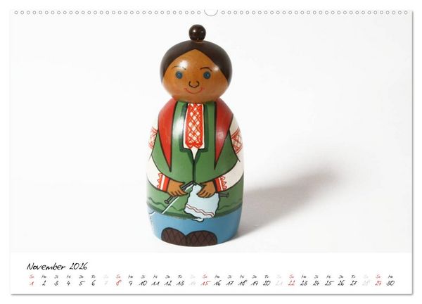 Produktbild: Matroschkas (Wandkalender 2026 DIN A2 quer), CALVENDO Monatskalender