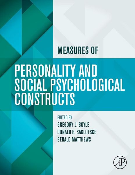 Produktbild: Measures of Personality and Social Psychological Constructs
