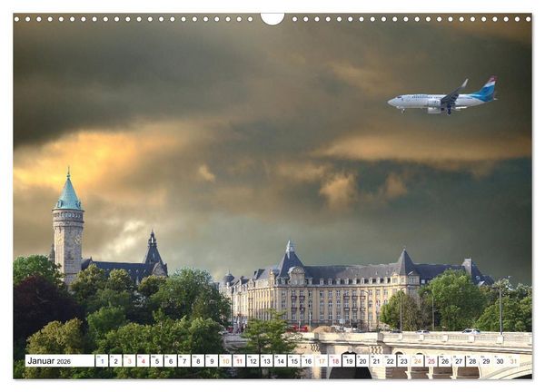 Produktbild: Luxemburg Stadt eine Oase zum Wohlf&uuml;hlen (Wandkalender 2026 DIN A3 quer), CALVENDO Monatskalender