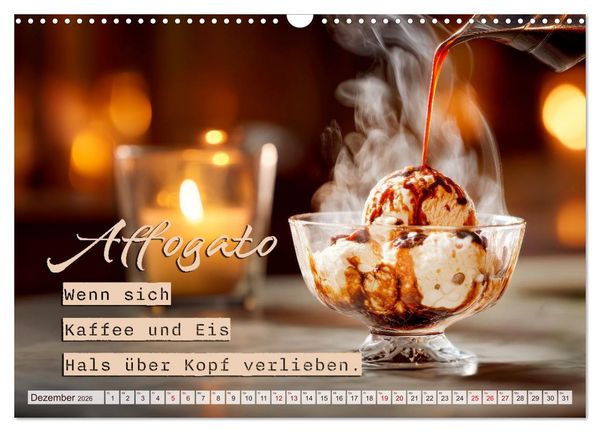 Produktbild: Kaffeemagie - Ein Jahr voller Genussmomente (Wandkalender 2026 DIN A3 quer), CALVENDO Monatskalender