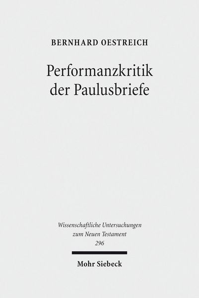 Produktbild: Performanzkritik der Paulusbriefe