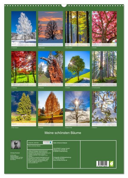 Produktbild: Meine sch&ouml;nsten B&auml;ume (Wandkalender 2027 DIN A2 hoch), CALVENDO Monatskalender