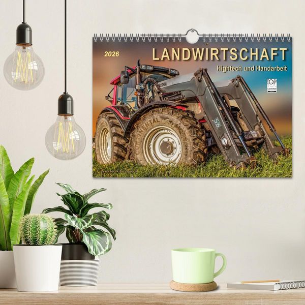 Produktbild: Landwirtschaft - Hightech und Handarbeit (Wandkalender 2026 DIN A4 quer), CALVENDO Monatskalender