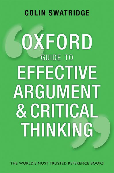Produktbild: Oxford Guide to Effective Argument and Critical Thinking