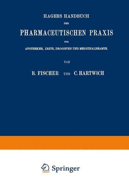 Produktbild: Hagers Handbuch der Pharmaceutischen Praxis
