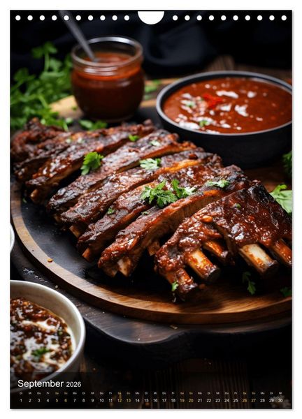 Produktbild: Meat Lovers - K&ouml;stliche Grill Abenteuer (Wandkalender 2026 DIN A4 hoch), CALVENDO Monatskalender