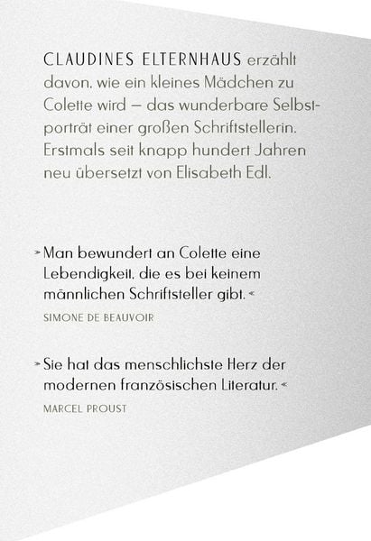 Produktbild: Claudines Elternhaus