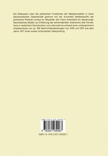Produktbild: Fernsehen und Demokratie