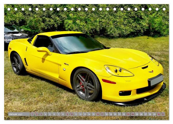 Produktbild: Muscle Cars, Geschwindigkeit und Leidenschaft (Tischkalender 2027 DIN A5 quer), CALVENDO Monatskalender