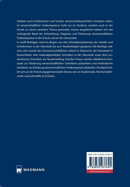 Produktbild: Wissenschaftliches Schreiben lehren und lernen