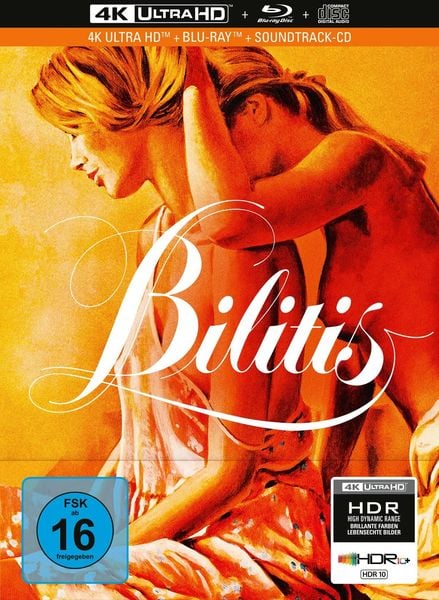 Produktbild: Bilitis - 3-Disc Limited Collector's Edition im Mediabook (UHD-Blu-ray + Blu-ray + Soundtrack-CD)