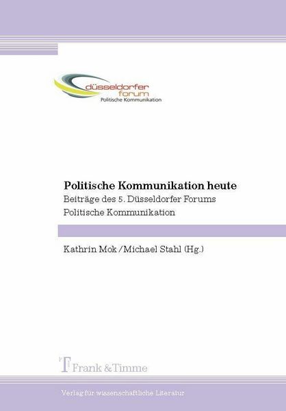 Produktbild: Politische Kommunikation heute