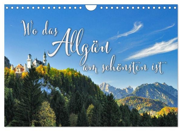 Produktbild: Wo das Allg&auml;u am sch&ouml;nsten ist (Wandkalender 2026 DIN A4 quer), CALVENDO Monatskalender