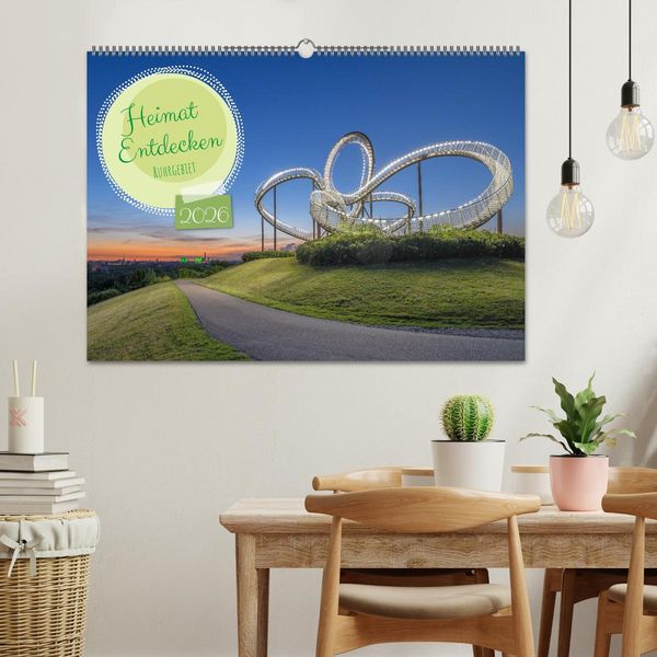Produktbild: Heimat Entdecken - Ruhrgebiet (Wandkalender 2026 DIN A2 quer), CALVENDO Monatskalender