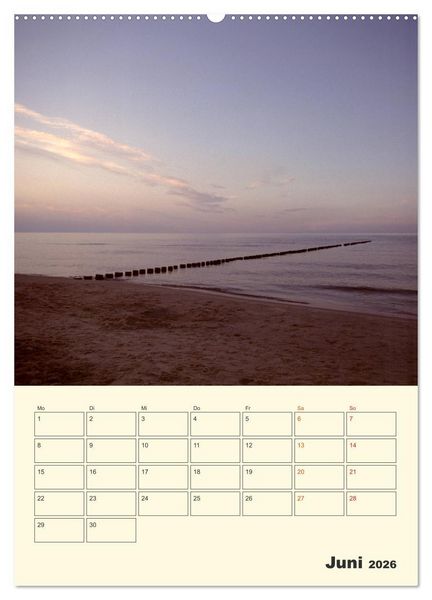 Produktbild: Usedom (hochwertiger Premium Wandkalender 2026 DIN A2 hoch), Kunstdruck in Hochglanz