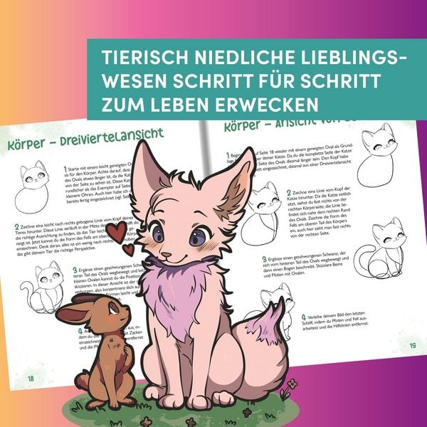Produktbild: Niedliche Tiere zeichnen
