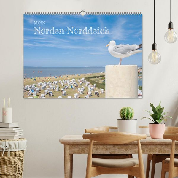 Produktbild: Moin Norden-Norddeich (Wandkalender 2026 DIN A2 quer), CALVENDO Monatskalender