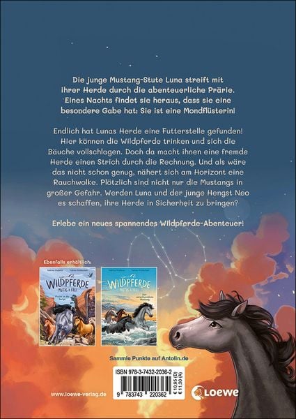 Produktbild: Wildpferde - mutig und frei (Band 5) - Rauch &uuml;ber der Pr&auml;rie