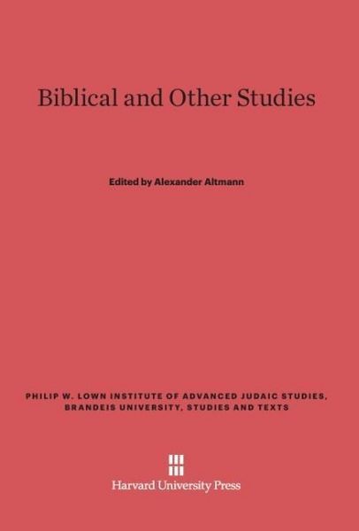 Produktbild: Biblical and Other Studies