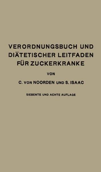 Produktbild: Verordnungsbuch und Di&auml;tetischer Leitfaden f&uuml;r Zuckerkranke mit 191 Kochvorschriften