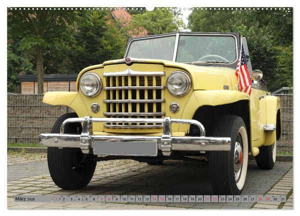 Produktbild: Oben ohne Oldtimer (hochwertiger Premium Wandkalender 2026 DIN A2 quer), Kunstdruck in Hochglanz