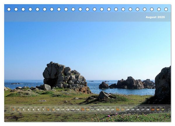 Produktbild: Natural landscape of France (Desk Calendar 2026 DIN A5 landscape), CALVENDO 12 Month DeskCalendar